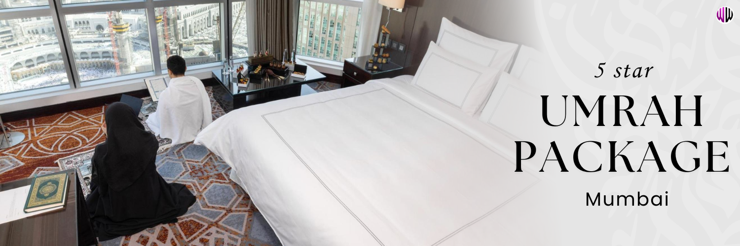 Premium Umrah travel experience from Mumbai with guided services and hotels