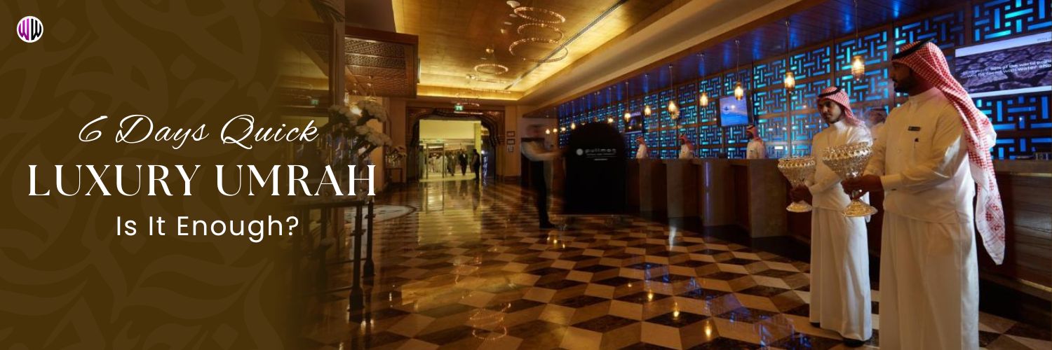 Short Umrah package from India with premium accommodation