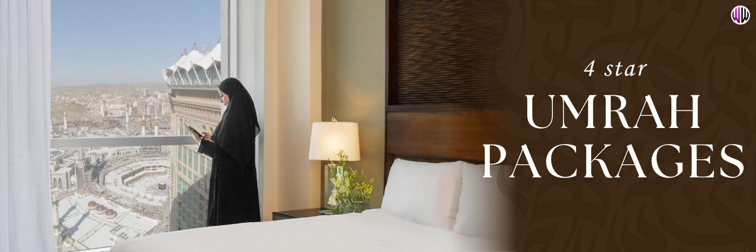 Best 4-star Umrah packages from India with Makkah hotel near Haram