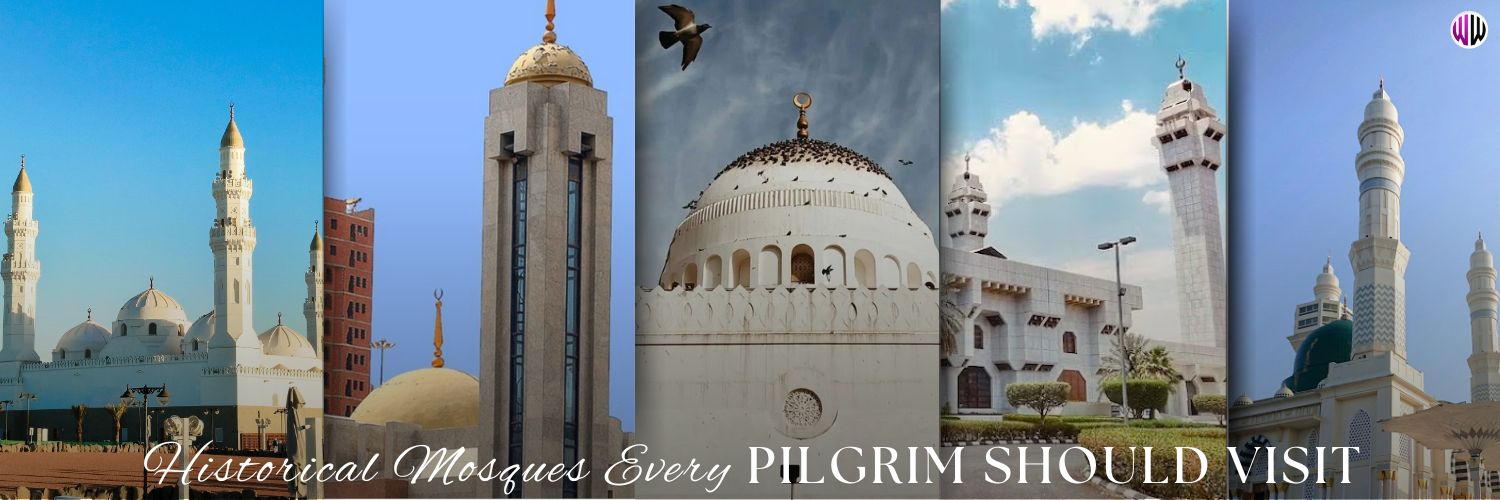Historical mosques in Madinah for pilgrims