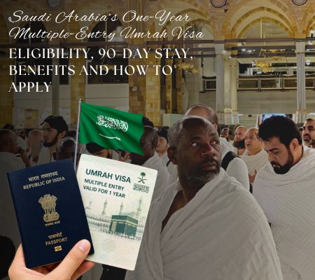 One-year multiple-entry Umrah visa for Saudi Arabia