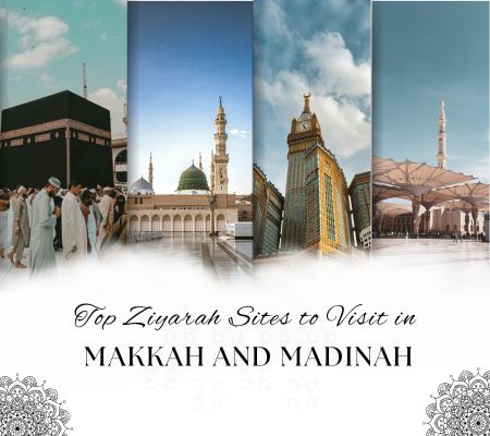 Islamic holy places for Umrah pilgrims